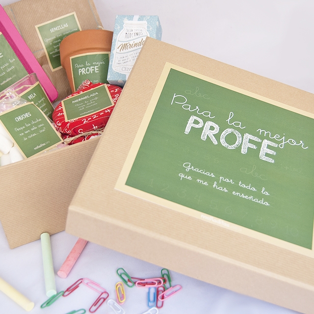 6 ideas de regalos para profes - Mammaproof Barcelona