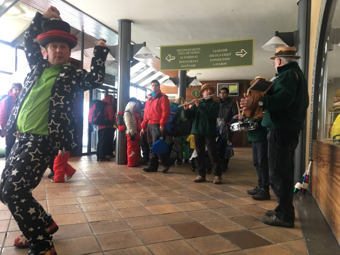 Animación llegada Vall de Núria