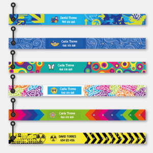 Pulseras identificativas para niños - Stikets