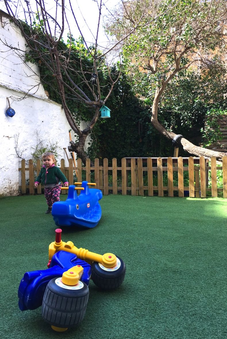 Merendar con niños en Barcelona - Pati verd