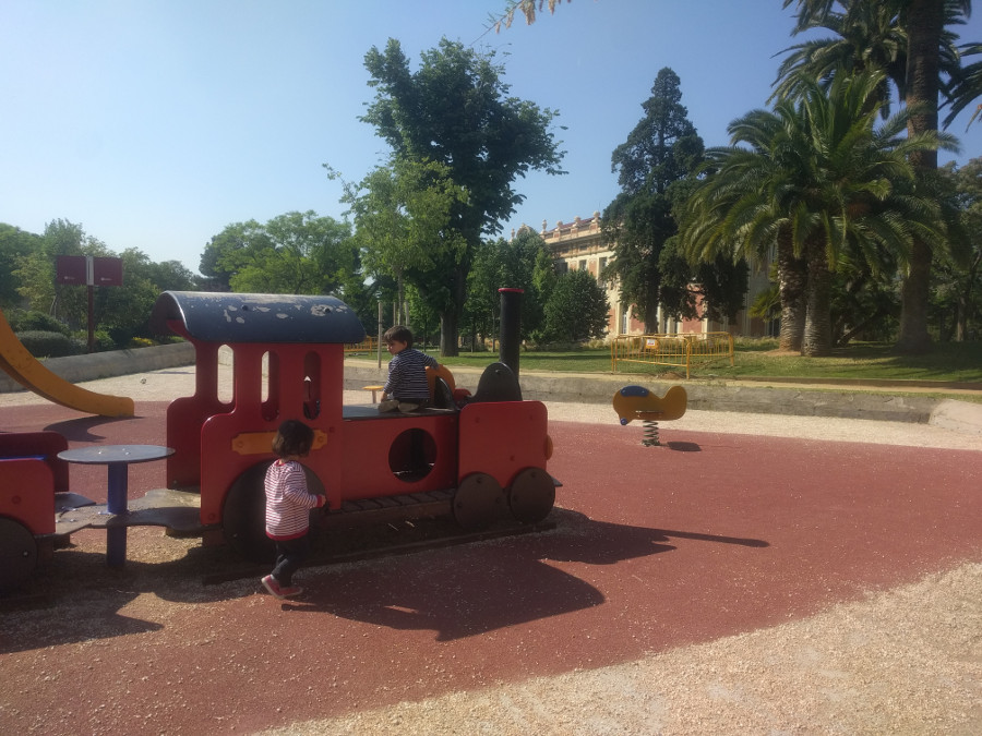 Jardins de la Maternitat en Les Corts, Barcelona