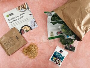 hellofresh kits recetas domicilio contenido bolsa