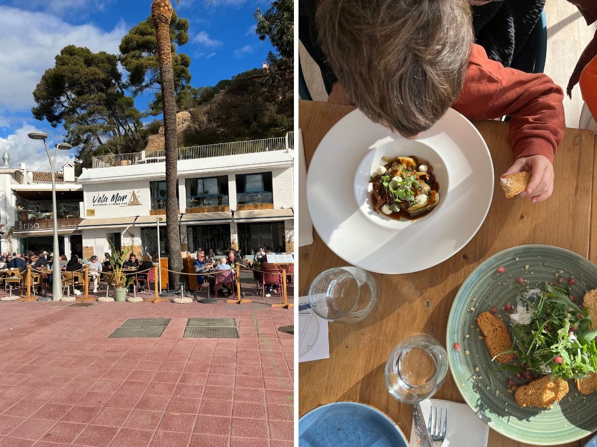 restaurante velamar con niños