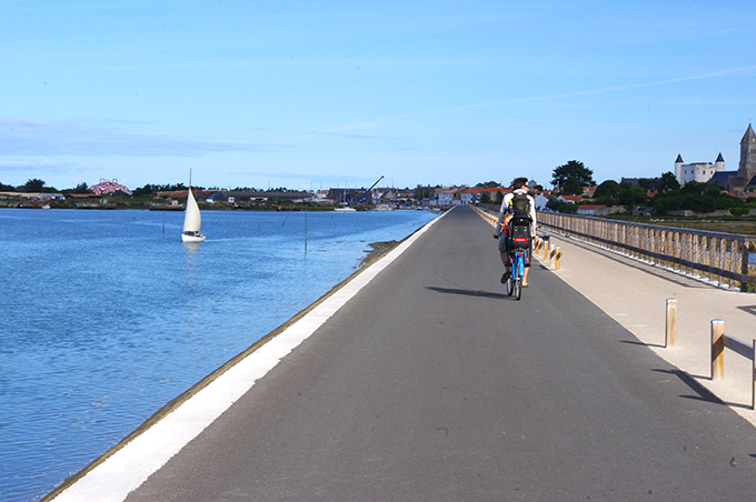 en bici en Noirmoutier