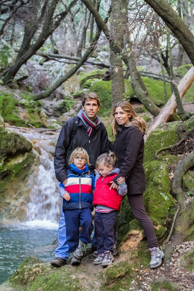 Famila Petit-on en el Salt des Freu