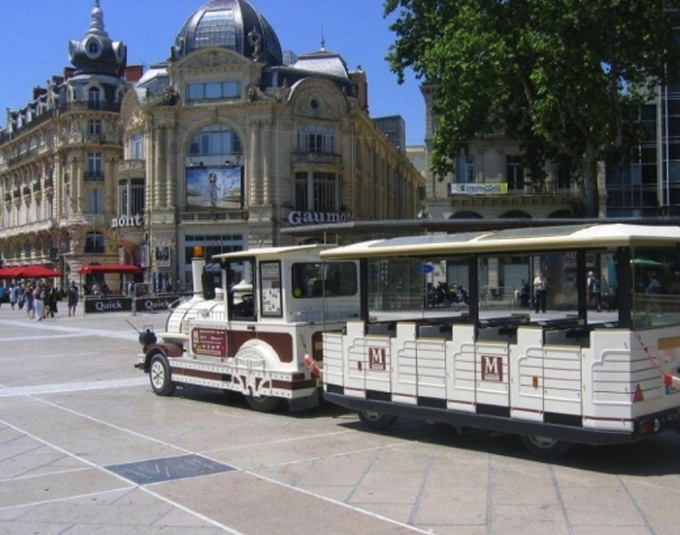 Montpellier. train-touristique