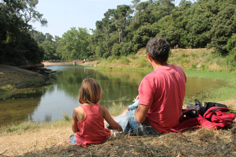 Excursiones con niños cerca de Barcelona -pantano vallvidrera