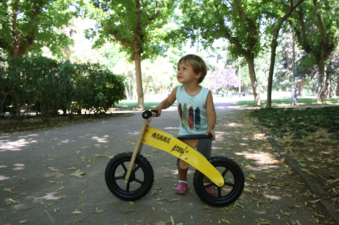 mmmp bicicleta ligera ninos xic fusta