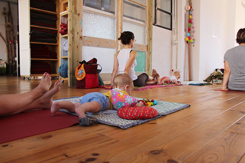yoga con bebés