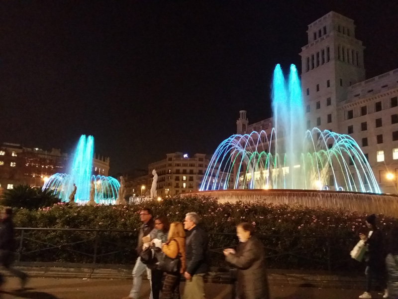 fuentes plaza catalunya