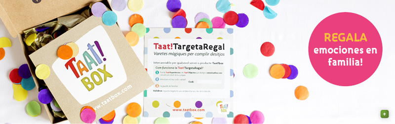 tarjeta regalo taat box