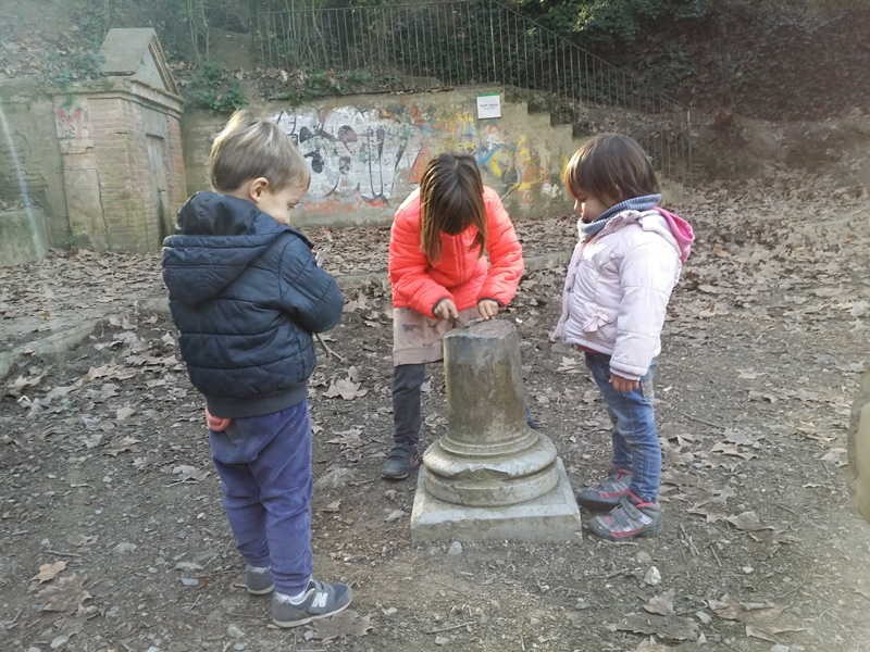 font joana collserola amb nens