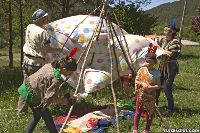 Actividad Juguem a Fer l'Indi de RuralSalut gestionada por Flip