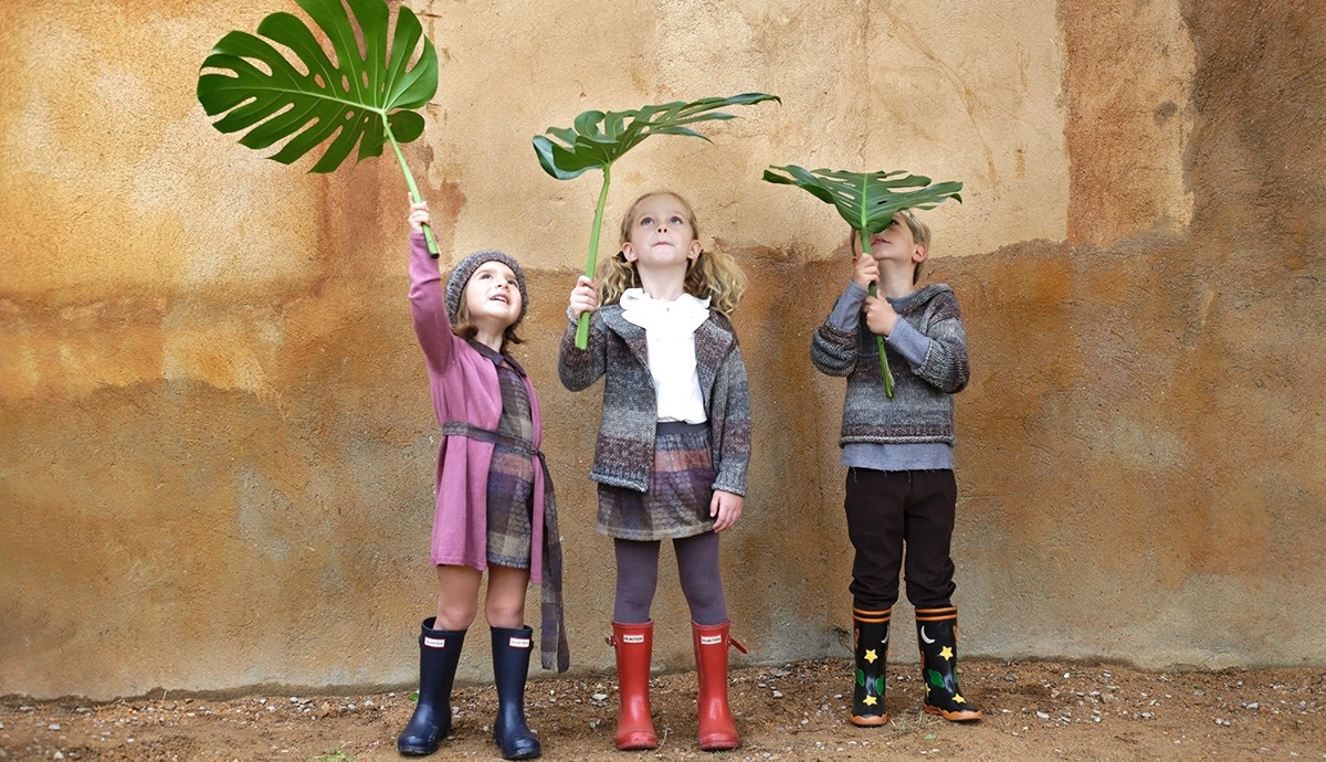 Violeta e Federico de ropa infantil