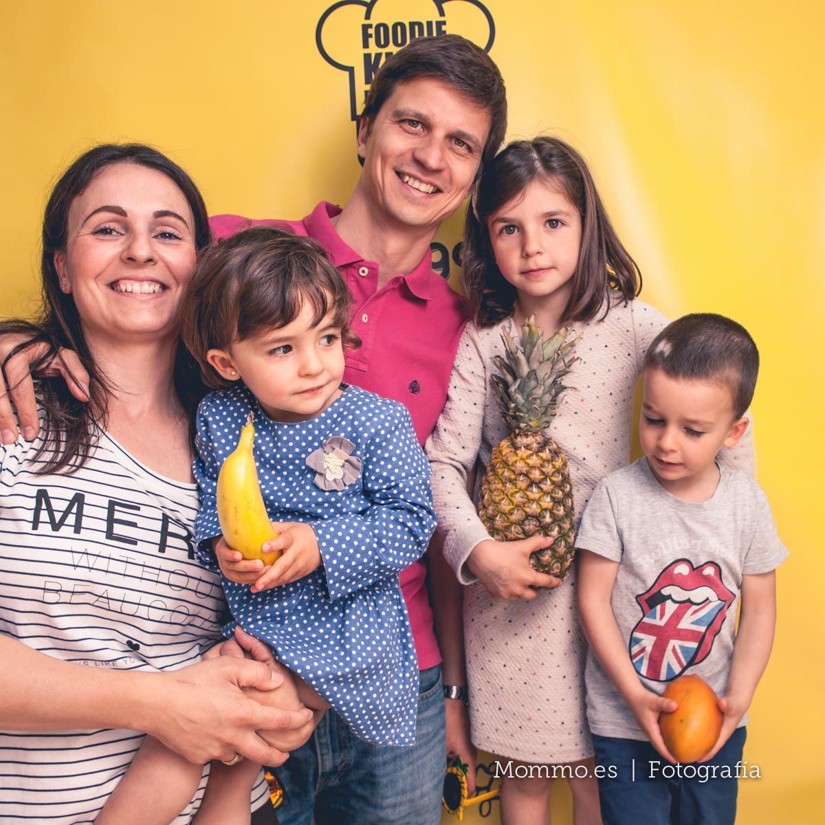 Presentación guía FoodieKids en Madrid. Familia Cristina Ferrer