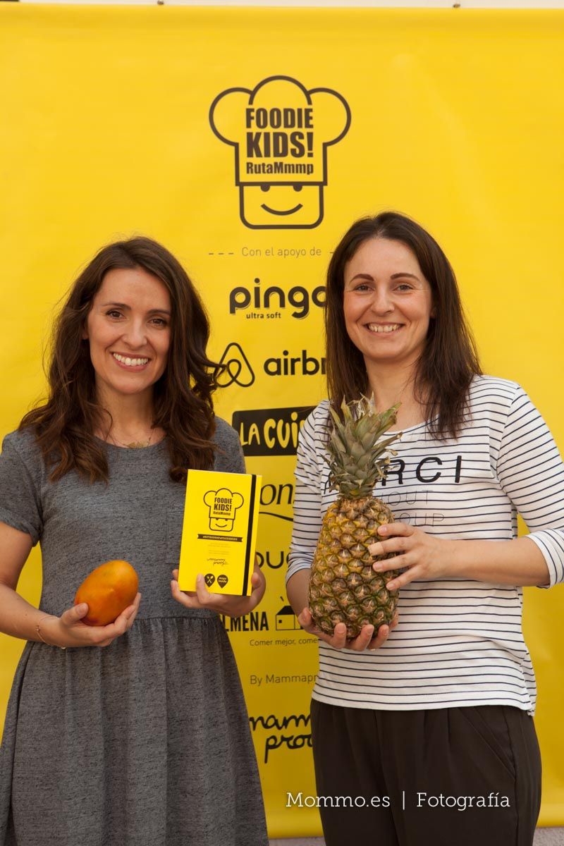 Presentación guía FoodieKids en Madrid. Carmen Quintano y Almudena Marcos