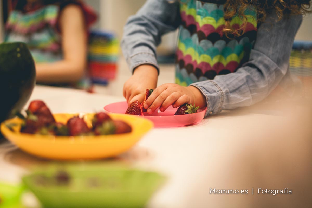 Presentación guía FoodieKids en Madrid. Taller de smoothies