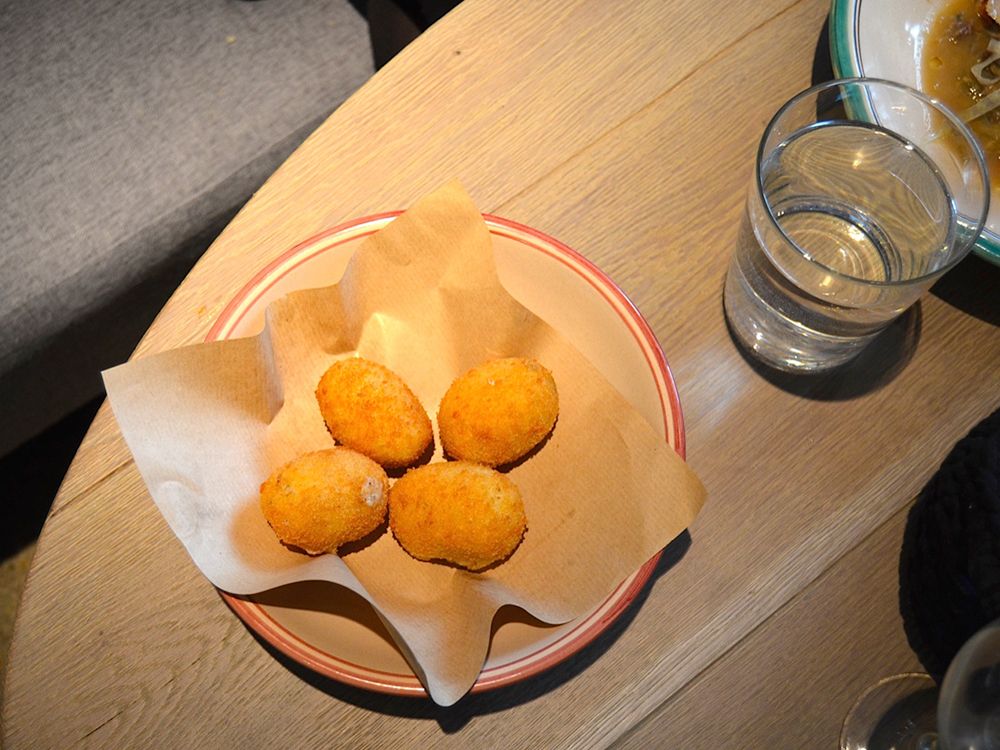 Croquetas. Restaurante Aire, Madrid