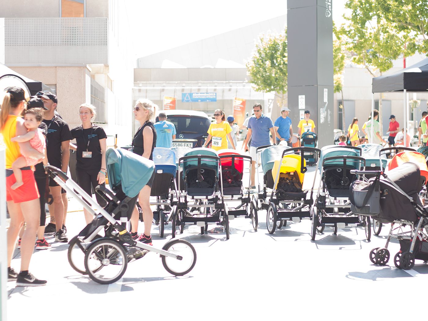 Babyton, carrera familiar con carritos en Alcobendas. Bugaboo Runner