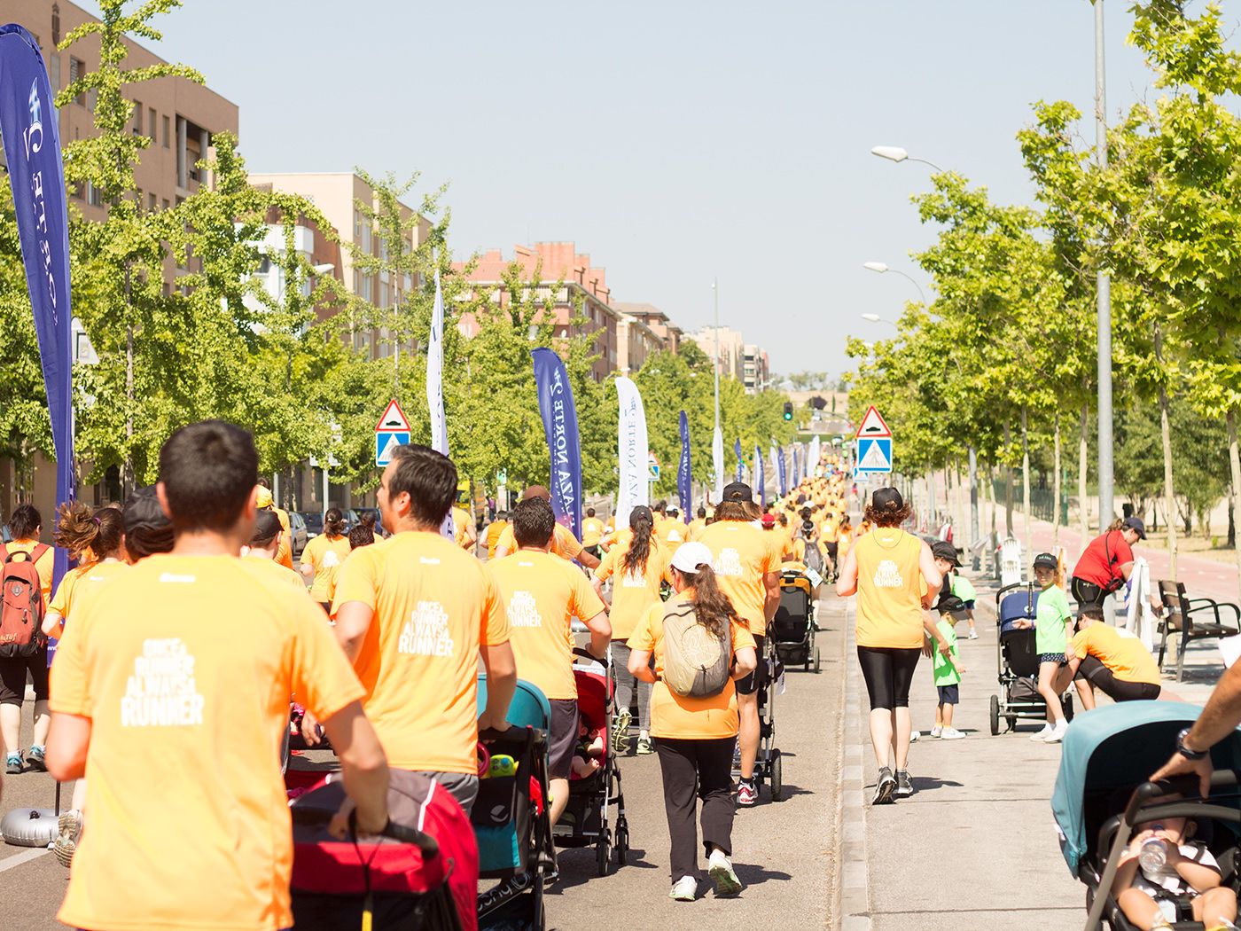 Babyton, carrera familiar con carritos en Alcobendas