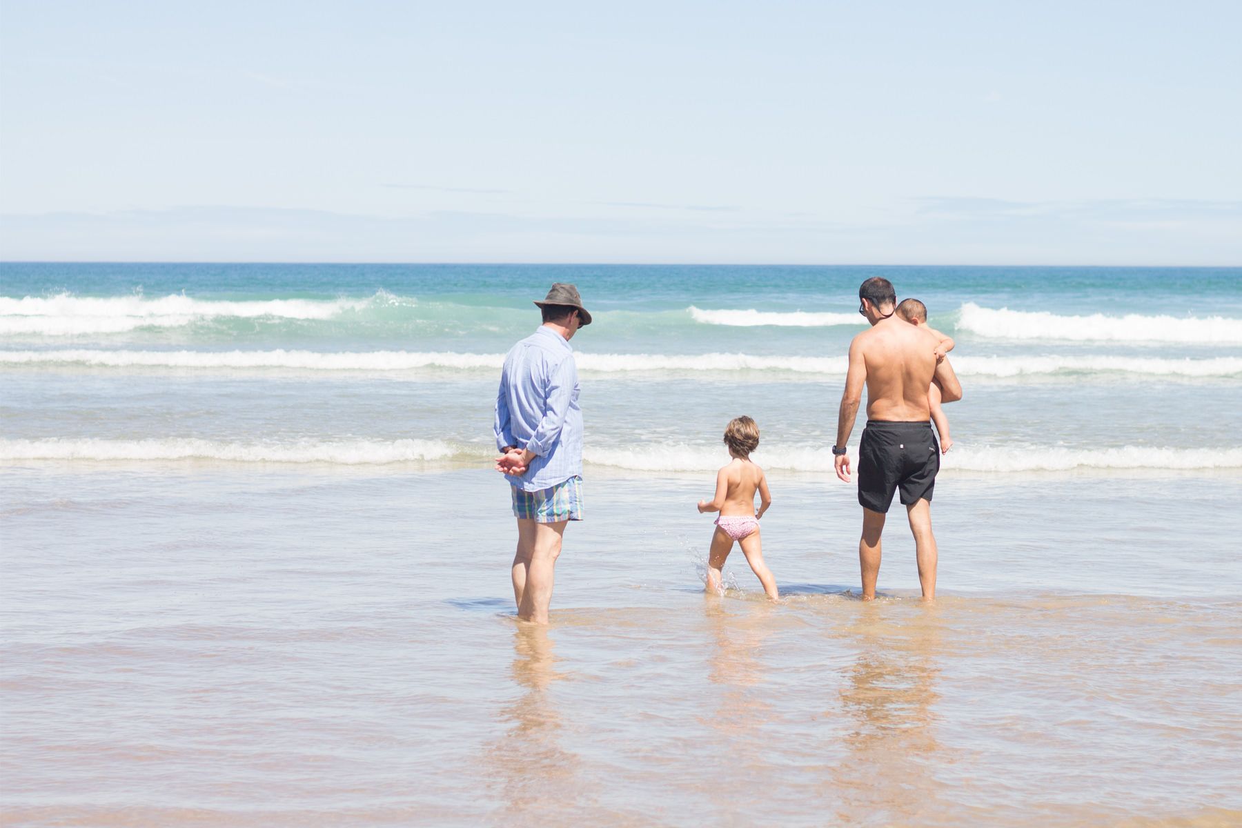 Una ruta de cuatro días por el norte con niños. Playa de Berria, en Santoña