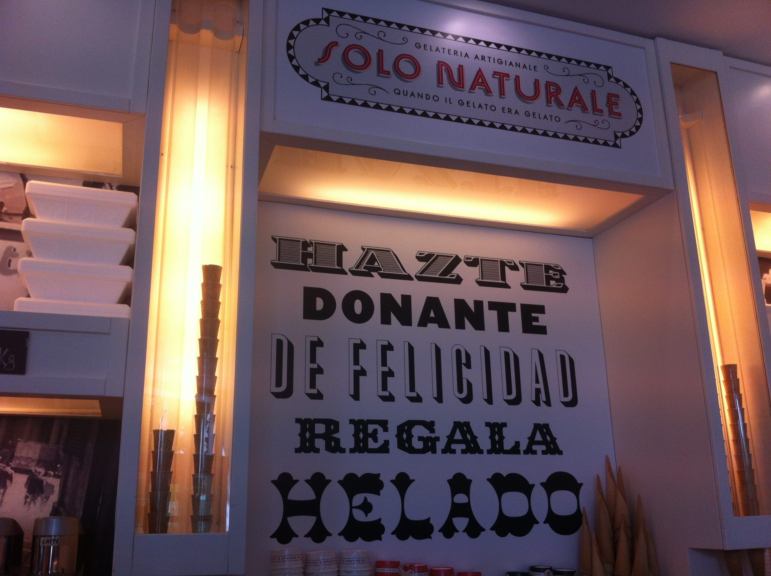 SoloNaturale, heladería en Alcobendas