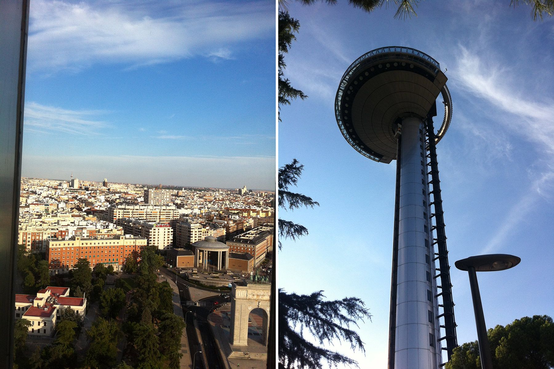 Madrid desde el cielo. El Faro de Moncloa…