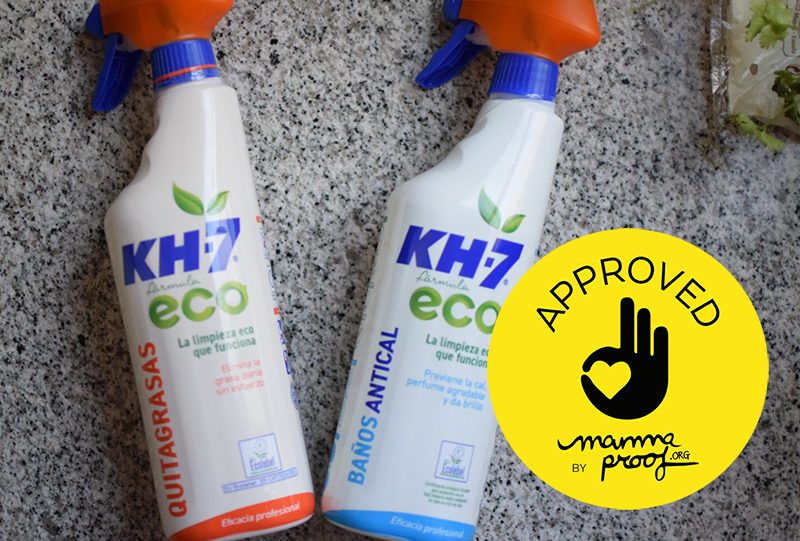 Probando la limpieza ecológica de KH-7: Approved by Mammaproof
